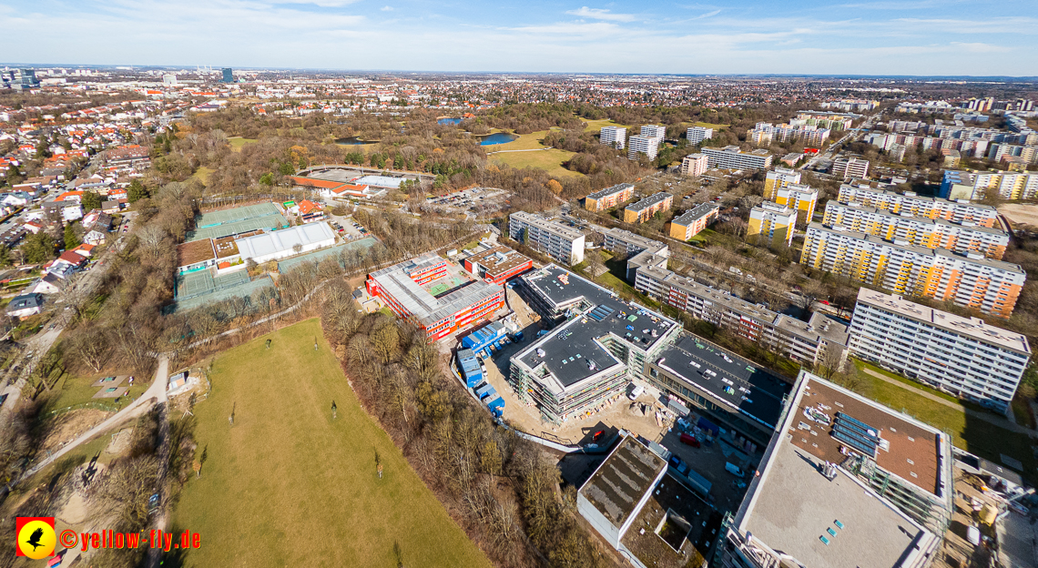 20.02.2023 - Baustelle zur Grundschule am Strehleranger in Neuperlach
